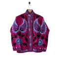 Paisley-Design Handbestickte Suzani-Samtjacke – VT17