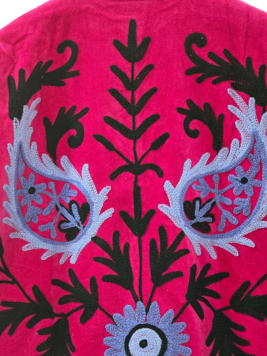 Paisley-Design Handbestickte Suzani-Samtjacke – VT17