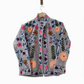 Women's Hand Embroidered Suzani Velvet Floral Design Jacket - VT22